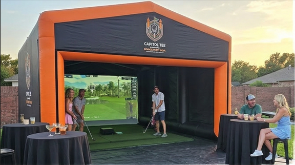Capitol Tee golf simulator event