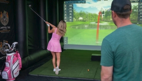 Capitol Tee golf simulator event