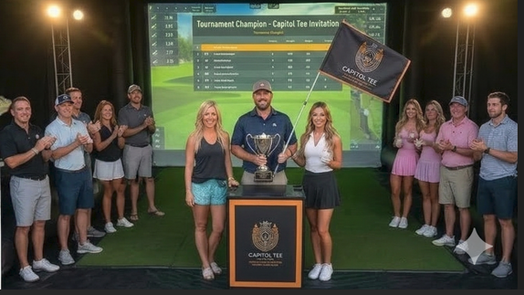 Capitol Tee golf simulator event